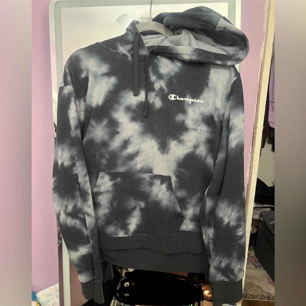 Tie dye champion hoodie